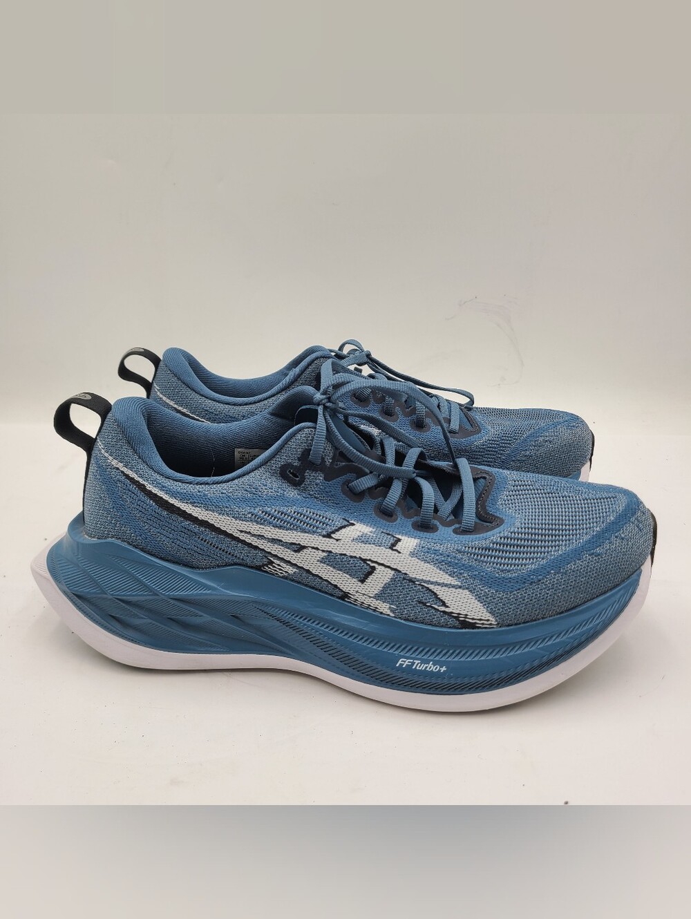 B53 Women's Asics Superblast 2, Winter Sea/White, 8 B Medium US
